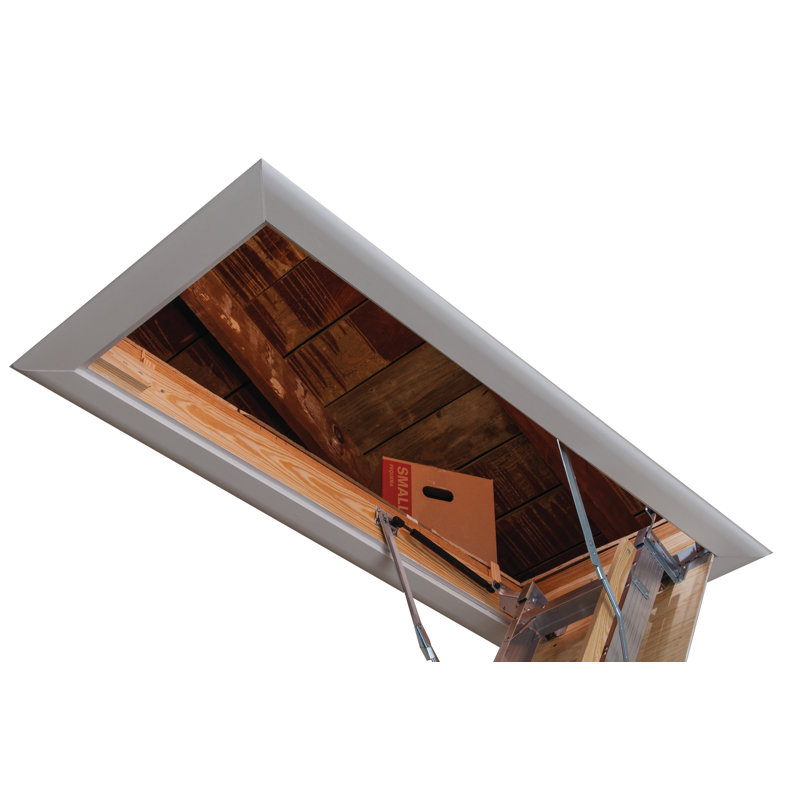 Louisville Ladder, 221/2X54, Aluminum Attic Ladder, Type Iaa, 375 Lb